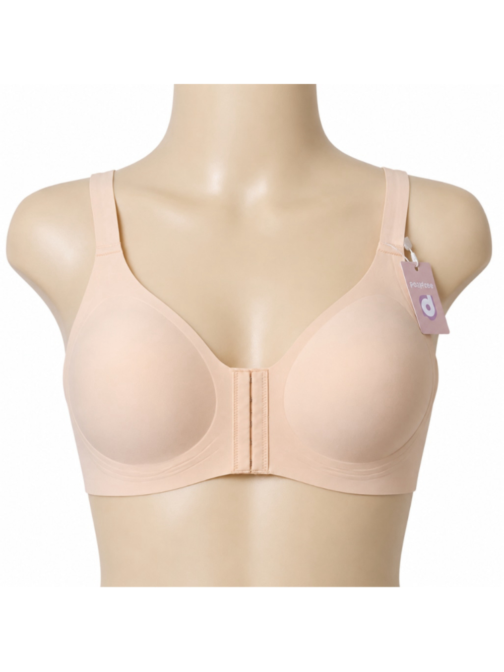 Women’s Wireless Front Closure Everyday Bra – PoseFree – Nude – Size XL – NWT